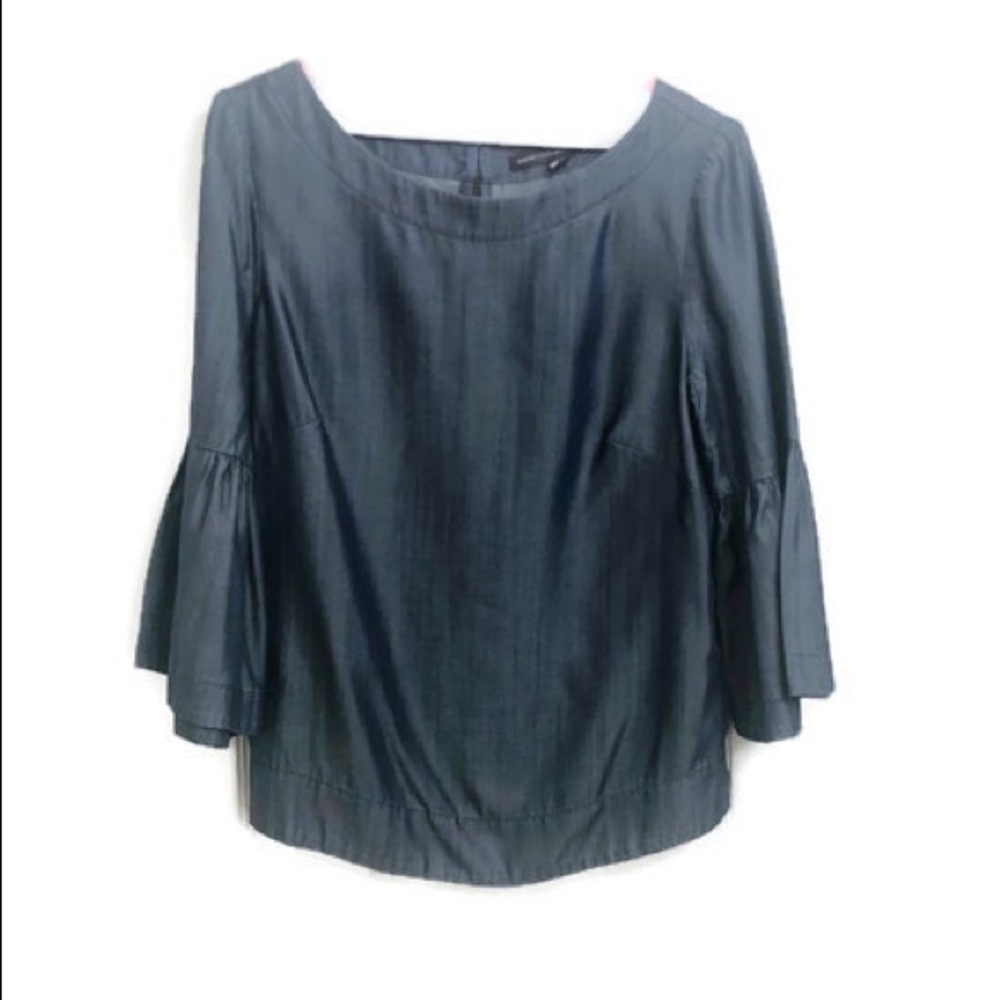 White House Black Market | chambray top